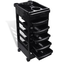  Hair Salon Plastic Trolley with Wheels
