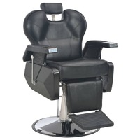  Barber Chair Black 72x68x98 cm Faux Leather