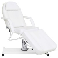  Massage Table White 180x62x(87-112) cm