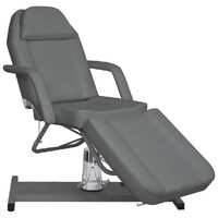  Massage Table Grey 180x62x(87-112) cm