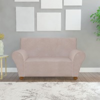  Stretch Couch Slipcover Beige Polyester Jersey