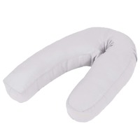  Pregnancy Pillow J-Shaped 54x(36-43) cm Grey