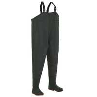  Wading Pants with Boots Green Size 46