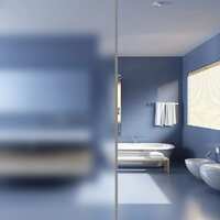  Pure Frosted Privacy Window Film Milk Glass Adhesive 0.9x5 m