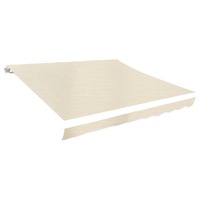  Awning Top Sunshade Canvas Cream 3x2.5m