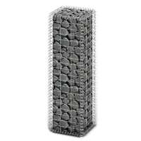  Gabion Basket with Lids Galvanised Wire 100x30x30 cm