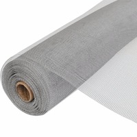  Mesh Screen Aluminium 100x1000 cm Silver