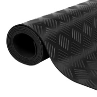  Rubber Floor Mat Anti-Slip 5 x 1 m Checker Plate