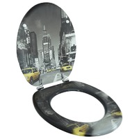  Toilet Seats with Hard Close Lids MDF New York
