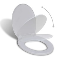  Soft-close Toilet Seat White Oval