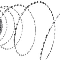 BTO-22 Concertina Razor Wire Galvanised Steel 150 m