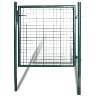  Single Door Fence Gate Powder-Coated Steel