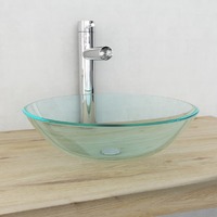  Basin Tempered Glass 42 cm Transparent