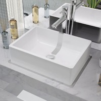  Basin Ceramic White 41x30x12 cm
