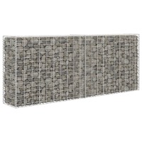  Gabion Basket Galvanised Steel 85x30x200 cm
