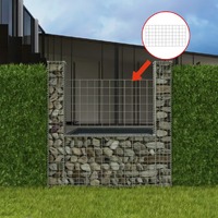 Gabion Basket U-Shape Galvanised Steel 160x20x150 cm