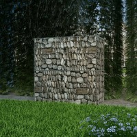  Gabion Basket Galvanised Steel 100x50x100 cm