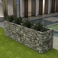  Gabion Raised Bed Steel 360x90x100 cm