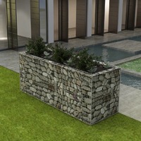  Gabion Raised Bed Steel 270x90x100 cm