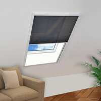  Plisse Insect Screen for Windows Aluminium 80x120 cm