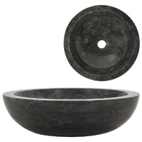  Sink 40x12 cm Marble Black
