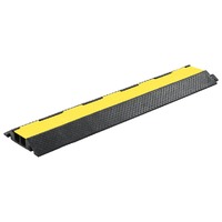  Cable Protector Ramp 2 Channels Rubber 101.5 cm