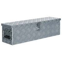  Aluminium Box 80.5x22x22 cm Silver