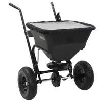  Walk Behind Salt Spreader PVC and Steel 106x73x76 cm 45 L