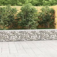  Gabion Wall with Covers Galvanised Steel 300x50x50 cm