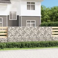  Gabion Wall with Covers Galvanised Steel 300x50x100 cm