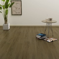  Self-adhesive Flooring Planks 4.46 m² 3 mm PVC Brown