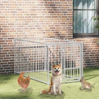  Outdoor Dog Kennel 100x200x100 cm