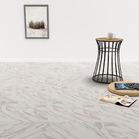  Self-adhesive PVC Flooring Planks 5.11 m? White Marble