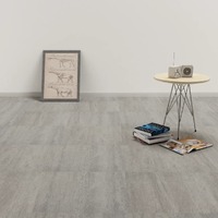  Self-adhesive PVC Flooring Planks 5.11 m? Grey Stippled