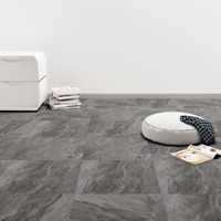  Self-adhesive PVC Flooring Planks 5.11 m? Black with Pattern