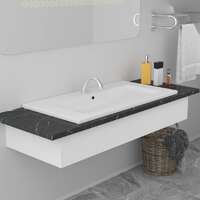  Built-in Basin 91x39.5x18.5 cm Ceramic White