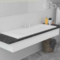  Built-in Basin 101x39.5x18.5 cm Ceramic White