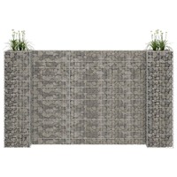  H-Shaped Gabion Planter Steel Wire 260x40x150 cm