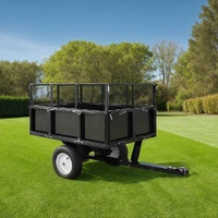  Tipping Trailer for Lawn Mower 300 kg Load
