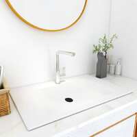 Built-in Wash Basin 750x460x130 mm SMC White