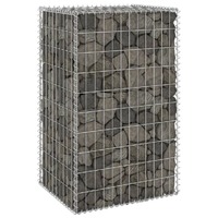  Gabion Wall with Covers Galvanised Steel 60x50x100 cm