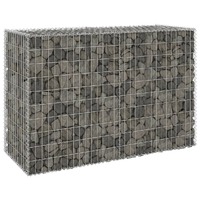  Gabion Wall with Covers Galvanised Steel 150x60x100 cm