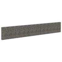  Gabion Wall with Covers Galvanised Steel 900x30x150 cm