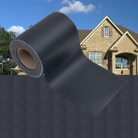  Garden Privacy Screen PVC 35x0.19 m Matte Dark Grey