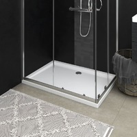  Rectangular ABS Shower Base Tray White 70x100 cm