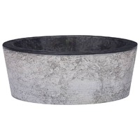  Sink Black Ø40x15 cm Marble