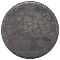  Table Top Black Ø40x2.5 cm Marble