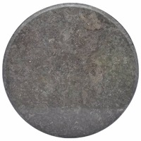  Table Top Black Ø60x2.5 cm Marble