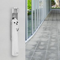  Wall Mounted Ashtray Stainless Steel