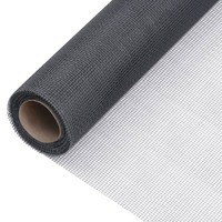  Mesh Screen Fiberglass 112x500 cm Grey